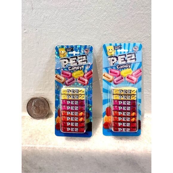 RARE Zuru Metallic and Regular Pack of Mini PEZ Candy with Shopping Bag - Picture 2 of 3